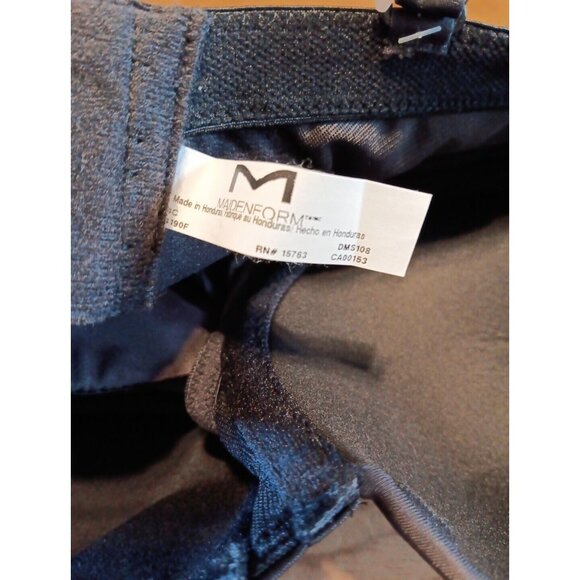 Maidenform Womens 34C Black Convertible Body Shaper Built-In Bra DMS108 NWT - Picture 4 of 8